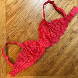 Change coral balconette bra 28H/60H